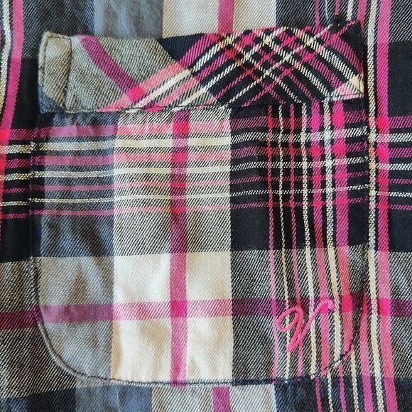 Victoria's Secret plaid long sleeve pajama top sz S - Picture 6 of 11